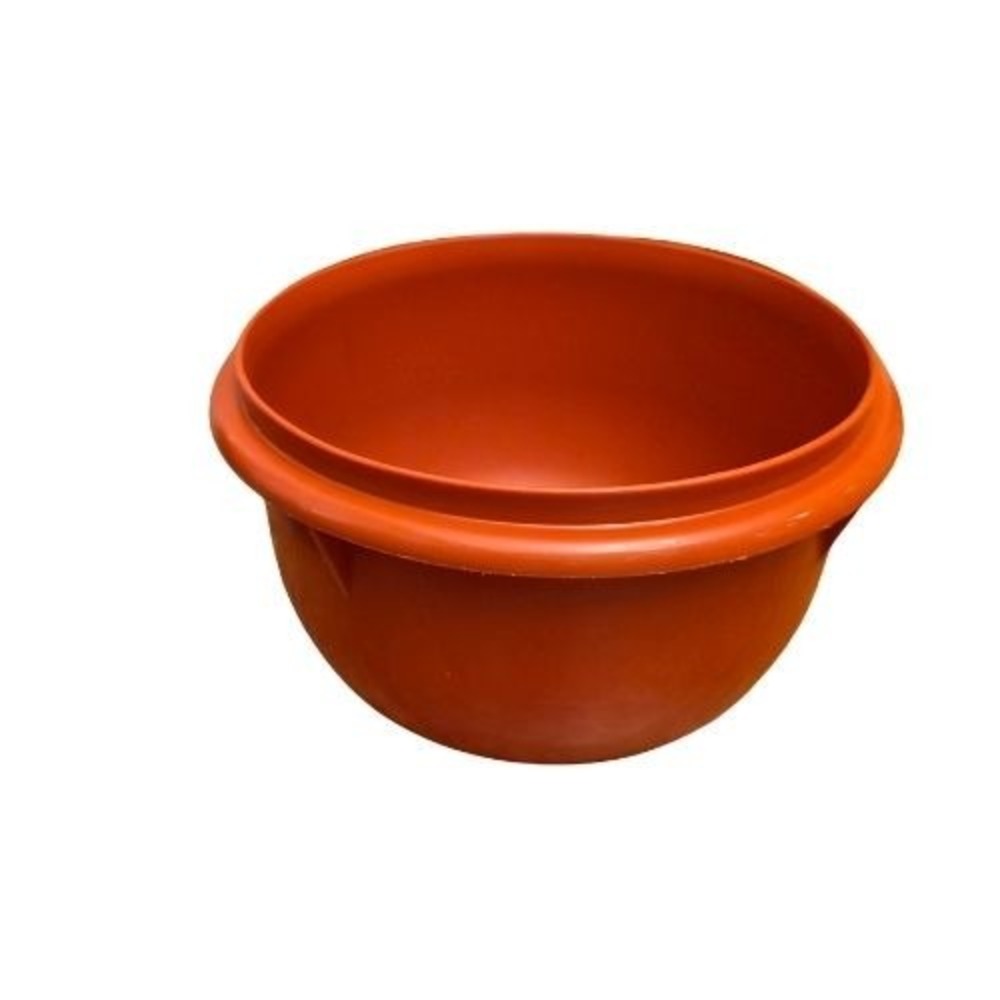 Vintage‎ Tupperware 271-11 Burnt Orange Mixing Bowl 7 Inch Retro Made in USA